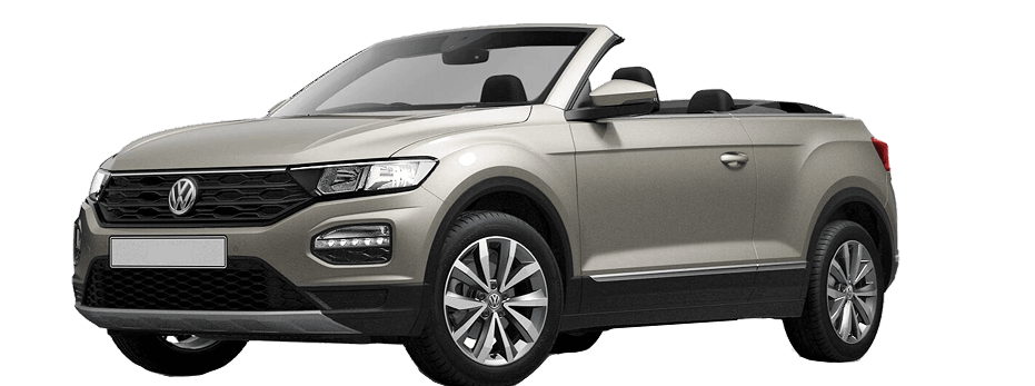 Silver car for rent in Mykonos